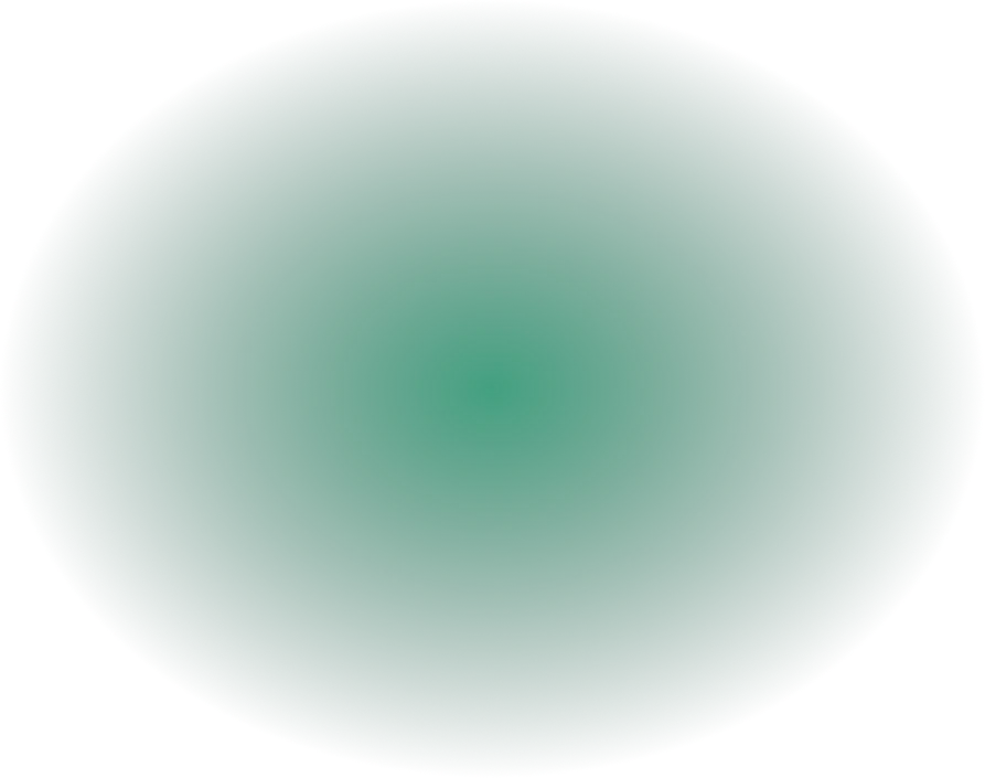 A digitally created green circular gradient with a lighter center and darker edges, set against a transparent background.